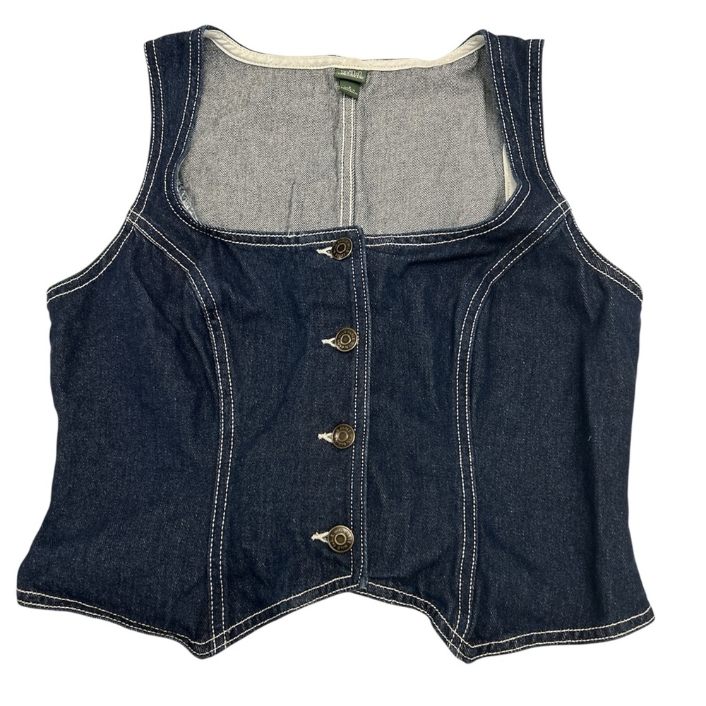 Wild Fable Dark Blue Denim Vest